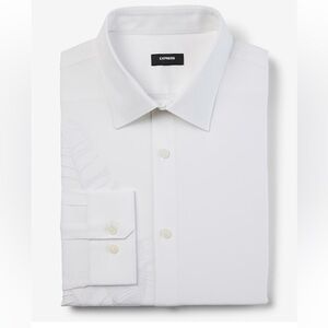 Embroidered Leaf Stretch 1MX Dress Shirt